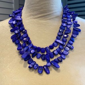 Sprig necklace with natural stones